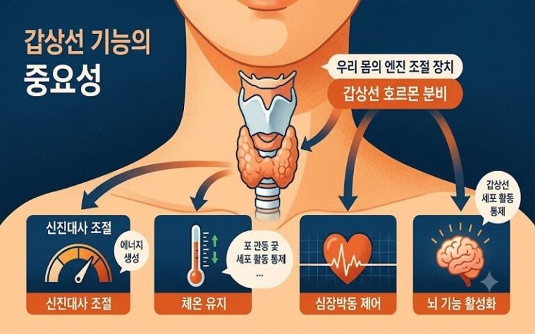 우리 몸의 ‘엔진 조절 장치’, 갑상선 기능의 중요성과 관리법